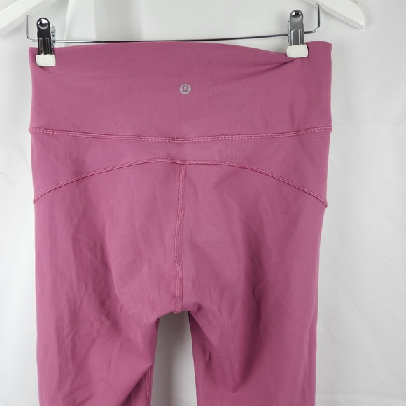Lululemon In Movement 7/8 Tight *Everlux 25" Moss Rose size 8 in EUC - Picture 8 of 11